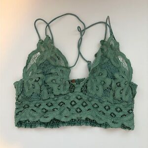 Free People Green Lace Bralette